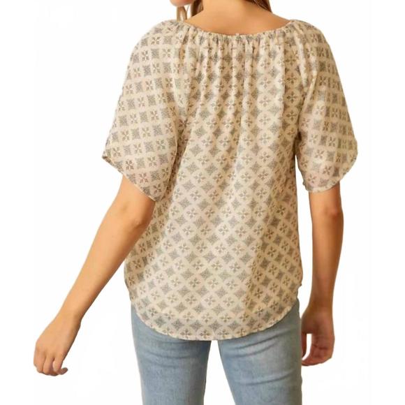 NEW POLAGRAM rodessa top in white - Picture 2 of 2